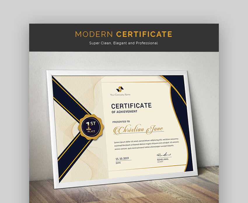 18 Best Free Certificate Templates (Printable Editable Downloads)